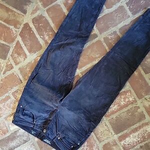 AG Anthropologie Velvet pants Stevie Ankle 30R